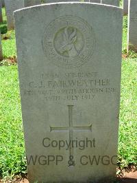 Dar Es Salaam War Cemetery - Fairweather, C J